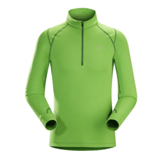 Arc'teryx Thetis Ginko Leaf Zip Neck Men's Top (2017) - Picture 1 of 9